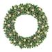 Black box Kaprun Kaprun wreath green frosted gold 30L 240 TIPS b/o with timer h18xd90 cm kunstkerstboom Black Box