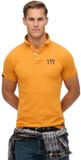 Superdry Vintage Athletic Korte Mouw Poloshirt Oranje XL Man