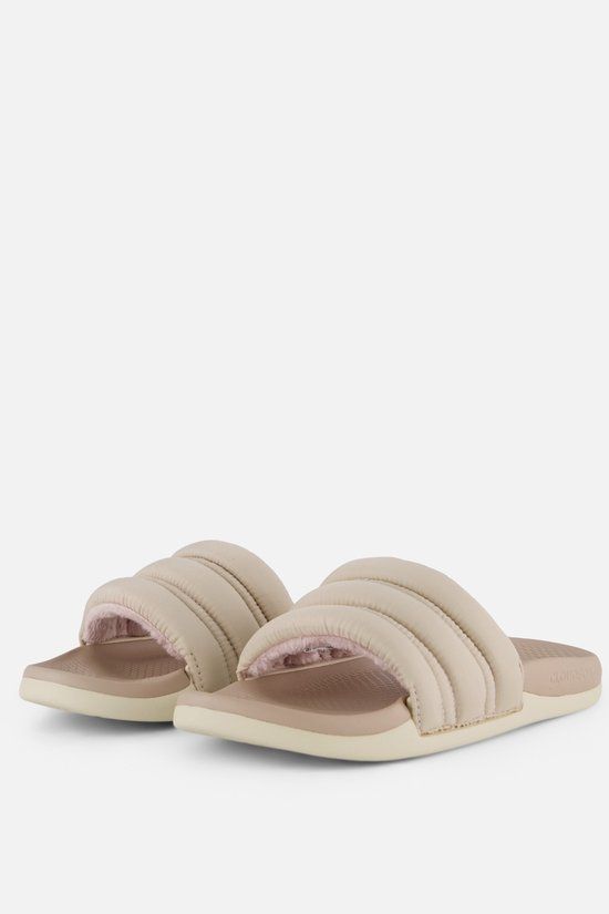 Adidas Adilette Comfort 2.0 Winter Badslippers - Unisex - Beige