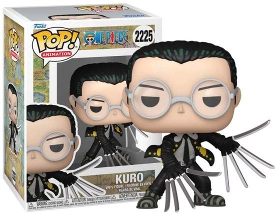 Funko One Piece Kuro (Pop! Animation) vinylfiguur 2225 Unisex Funko Pop! - Neutraal - Standard