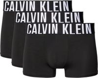 Calvin Klein Trunk 3pk 000nb3608a Set van 3 herenkisten (1 stuk), Zwart