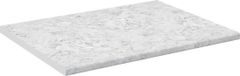 Vicco R-Line Plan de travail – 80 cm marbre blanc