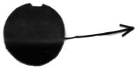 PRASCO Klappe, Abschlepphaken LA0021236 vorne links | Compatibel met: LANCIA YPSILON