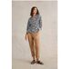 White Stuff Annie Jersey Shirt Black Print