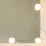 VidaXL Kaptafel met LED-verlichting, Houtkleur, 865x350x1360 mm