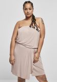Urban Classics Viscose Short Bandeau Jurk - 5XL - Roze