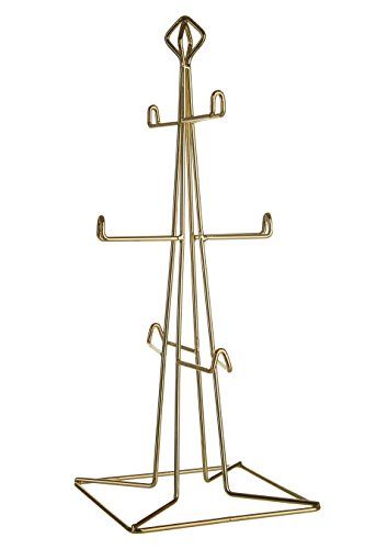 Premier Housewares Vertex 6 Cup Moka Pot - Gold, 15 x 15 x 37 cm