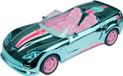 Mattel Barbie Mondo Motors RC Bestuurbare Auto - Droom Mini Auto Verchroomd Blauw 65 Jaar Jubileum Editie