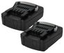 vhbw 2x Akku kompatibel mit Mafell K 65 18M bl PURE (T-MAX), KSS 40 18M BL, K 65 18M BL Werkzeug, Blindniet-Setzgerät (1500 mAh, Li-Ion, 18 V)