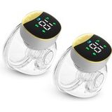 Oemmie Tire-lait électrique mains libres sans fil portable double sans BPA rechargeable