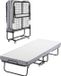 VEVOR Opklapbed met 10 cm Schuimmatras, Eenpersoons, Metaal, 79 cm Breed