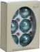 Cosy & Trendy Kerstballen - 6 st - eucalyptus groen - glas - 7 cm