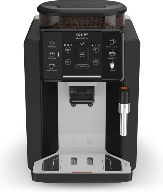 Krups Krups Sensation EA910A EA910A volautomatische espressomachine zwart/nube