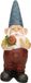Decoris Tuinkabouter Simon - met slak - 29 cm - Tuindecoratie/tuinversiering kabouters beelden