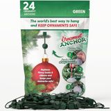 ORNAMENT ANCHOR 24 stuks decoratieve haken voor het ophangen van kerstdecoraties, antislip ophanghaken voor kerstboom, robuuste ophanghaken voor groot en klein