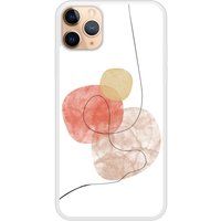 Apple Siliconen hoesje compatibel met iPhone 11 Pro One line rood