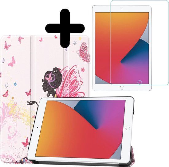 BTH Hoesje voor Apple iPad 8 10.2 (2020) - Book Case - Elfje