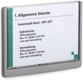 Durable Naambordje 486637 (b x h) 210 mm x 148.5 mm Grafiet 486637