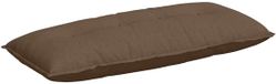 vidaXL Rugkussen Bruin 120 x 19 x 50 cm Stof