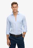 Superdry Linnen Studios chemise en coton biologique Homme Manches longues chemise
