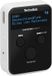 TechniSat DIGITRADIO mobil 2 – draagbare DAB+/FM mini-radio met geïntegreerde accu (oplaadbare zakradio, hoofdtelefoon, OLED-display, favorietengeheugen) zwart/wit