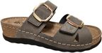 Rohde 5430 72 Slippers Taupe Nubuck Dames