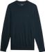 Lyle & Scott Tonal Eagle Merino Trui Donkerblauw Kn2121vc