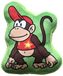LYO Diddy Kong Lichaamskussen, Polyester, Zwart, 20 cm