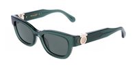 Ferragamo SF2067S Transparent green 52/20/140 WOMAN Zonnebrillen