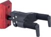 HERCULES Stands HCGSP-38WBR+ gitaarwandhouder, AGS Plus, kort, houten voet, bordeauxrood