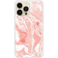 iPhone 14 Pro Max Marbre Rose Bedrukt siliconen hoesje