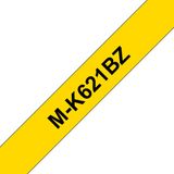 Brother M-K 621 Labeltape Geel Zwart 9mm
