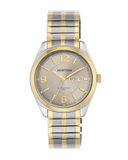 Armitron Men's Day/Date Easy to Read Metal Expansion Bracelet Watch, 20/4591