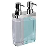 Kitchen Details Dubbele pomp zeep & lotion dispenser in helder