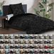 SANILO® housse de couette, 135x200 cm, 100% Coton, imprimé fleurs