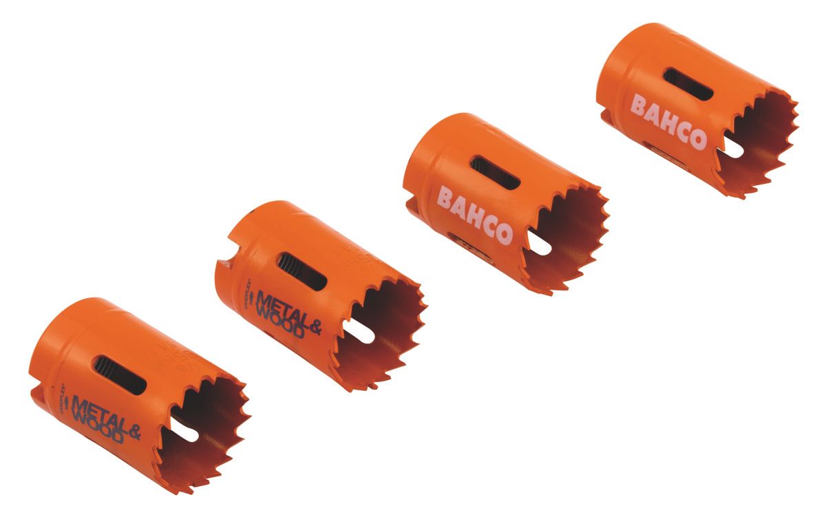 4 Bahco Gatzaag | Sandflex® bimetaal | voor metaal | houtsoorten en kunststof | 25 mm - 4 - delig - 3830-25-4P