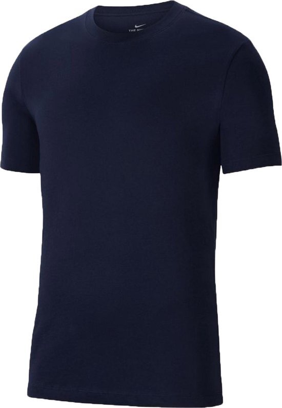 Nike Heren Park 20 T-shirt, obsidiaan/wit, M