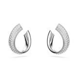 Swarovski Dames oorringen Metaal - Crystal Zilverkleurig