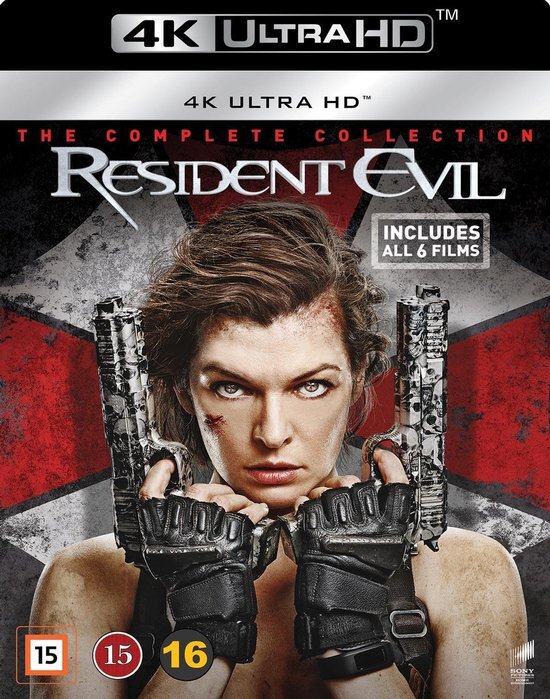 - Resident Evil Complete Collection 4K UHD Import blu-ray (4K)