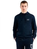 Ea7 Emporio Armani Sweatshirt Met Rits Blauw S Man