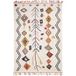 Tapis Berbère Motif Ethnique 200x290 Ivoire Lyn5 Ourika