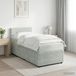 Maison Exclusive - Lit Boxspring avec matelas gris clair 100 x 200 cm velours