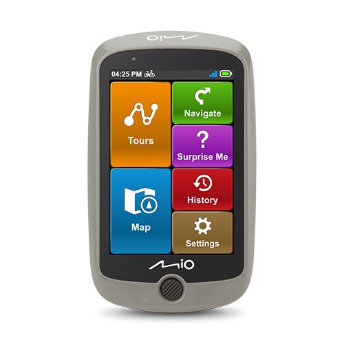 Mio CYCLO Discover - GPS fietsnavigatie - 3.5" Touchscreen - Grijs