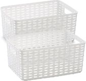 Plasticforte Opbergmand - 3 stuks - Wit - Kunststof - 6 Liter