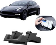 Merkloos Telefoonhouder voor auto Geschikt voor Tesla Model 3 / Model Y / Highland - Zwart
