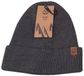 Six Peaks Beanie muts grijs - warme wintermuts voor kinderen en volwassenen