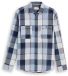 Tom Tailor - Regular fit overhemd met gewassen look - Maat XXXL - blue big check