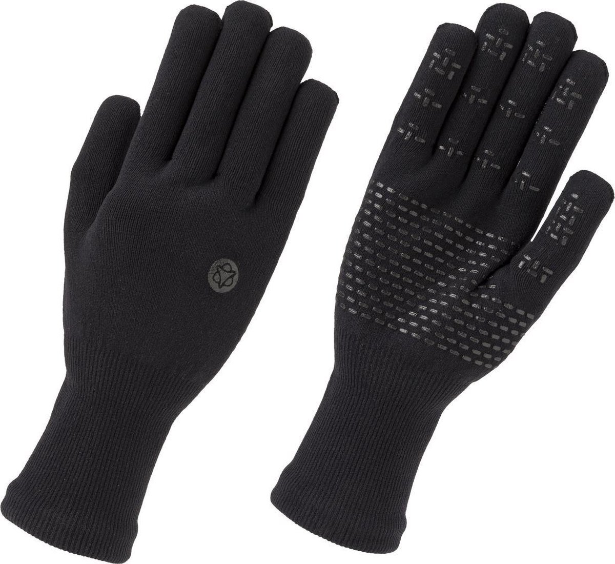 AGU Merino Knit Handschoenen Lange Vingers Essential Waterproof - Zwart - L