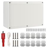 Boîtier de raccordement - IP66 - 230 x 150 x 85 mm - Ø 6-12 mm - 10 entrées de câble