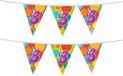 Haza Leeftijd Verjaardag Vlaggetjes 8 jaar - 2x stuks - plastic - 10 meter